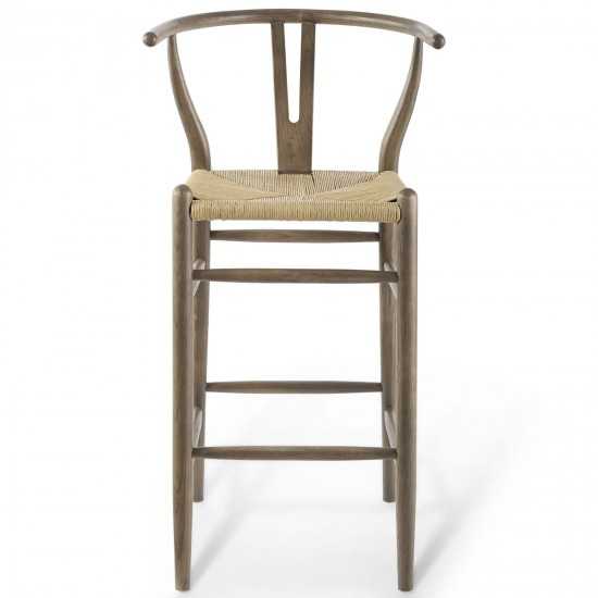 Amish Wood Bar Stool