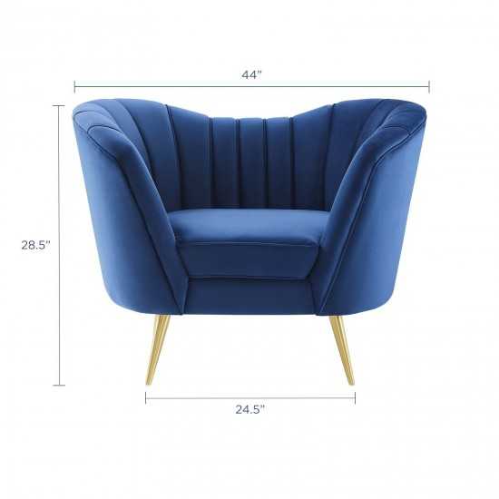 Opportunity Performance Velvet Armchair