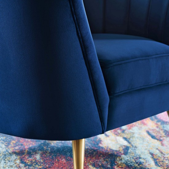 Opportunity Performance Velvet Armchair