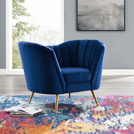 Opportunity Performance Velvet Armchair