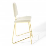 Ponder Performance Velvet Bar Stool