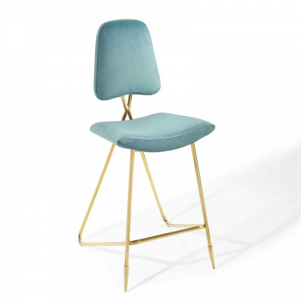 Ponder Performance Velvet Bar Stool Ponder Performance Velvet Bar Stool