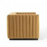 Conjure Channel Tufted Performance Velvet Accent Armchair