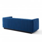 Conjure Channel Tufted Velvet Sofa