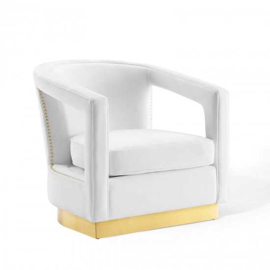 Frolick Performance Velvet Armchair