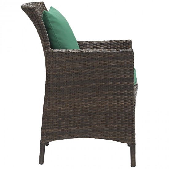 Conduit 5 Piece Outdoor Patio Wicker Rattan Set