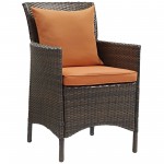 Conduit 5 Piece Outdoor Patio Wicker Rattan Set