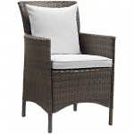 Conduit 5 Piece Outdoor Patio Wicker Rattan Set