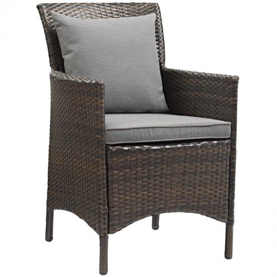 Conduit 5 Piece Outdoor Patio Wicker Rattan Set