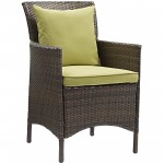 Conduit 5 Piece Outdoor Patio Wicker Rattan Set