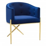 Savour Tufted Performance Velvet Accent Dining Armchair