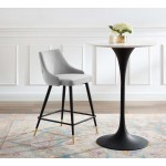 Adorn Performance Velvet Counter Stool