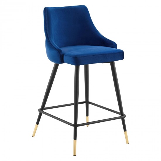 Adorn Performance Velvet Counter Stool