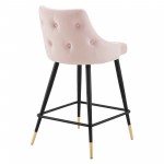 Adorn Performance Velvet Counter Stool