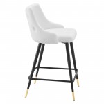 Adorn Performance Velvet Counter Stool