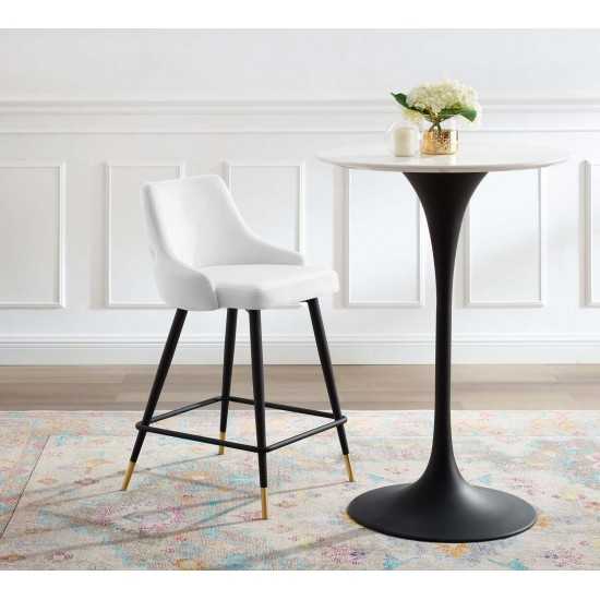 Adorn Performance Velvet Counter Stool