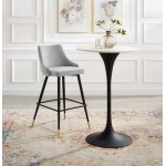 Adorn Performance Velvet Bar Stool