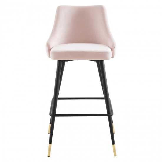 Adorn Performance Velvet Bar Stool