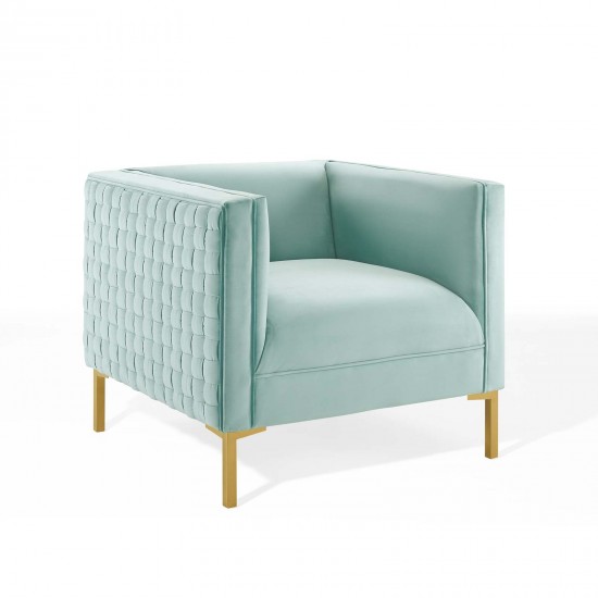 Resonate Performance Velvet Armchair