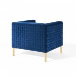 Resonate Performance Velvet Armchair