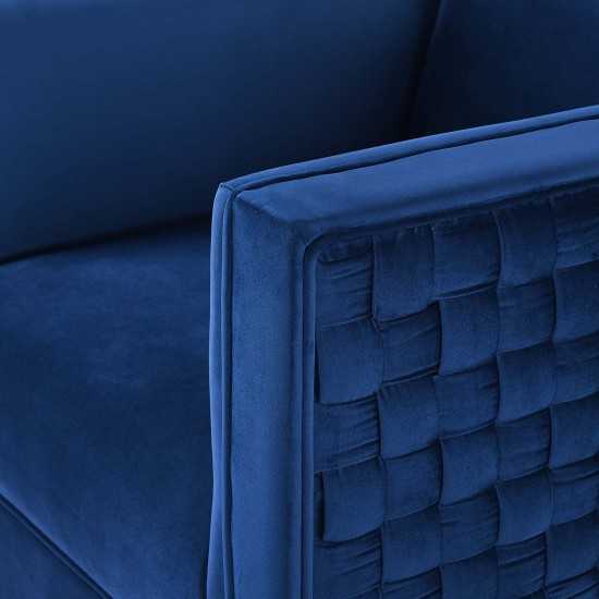 Resonate Performance Velvet Armchair