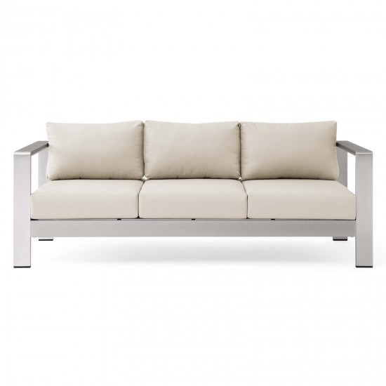 Shore Outdoor Patio Aluminum Sofa