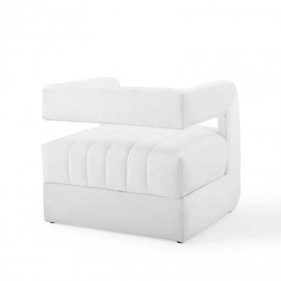 Range Tufted Performance Velvet Accent Armchair