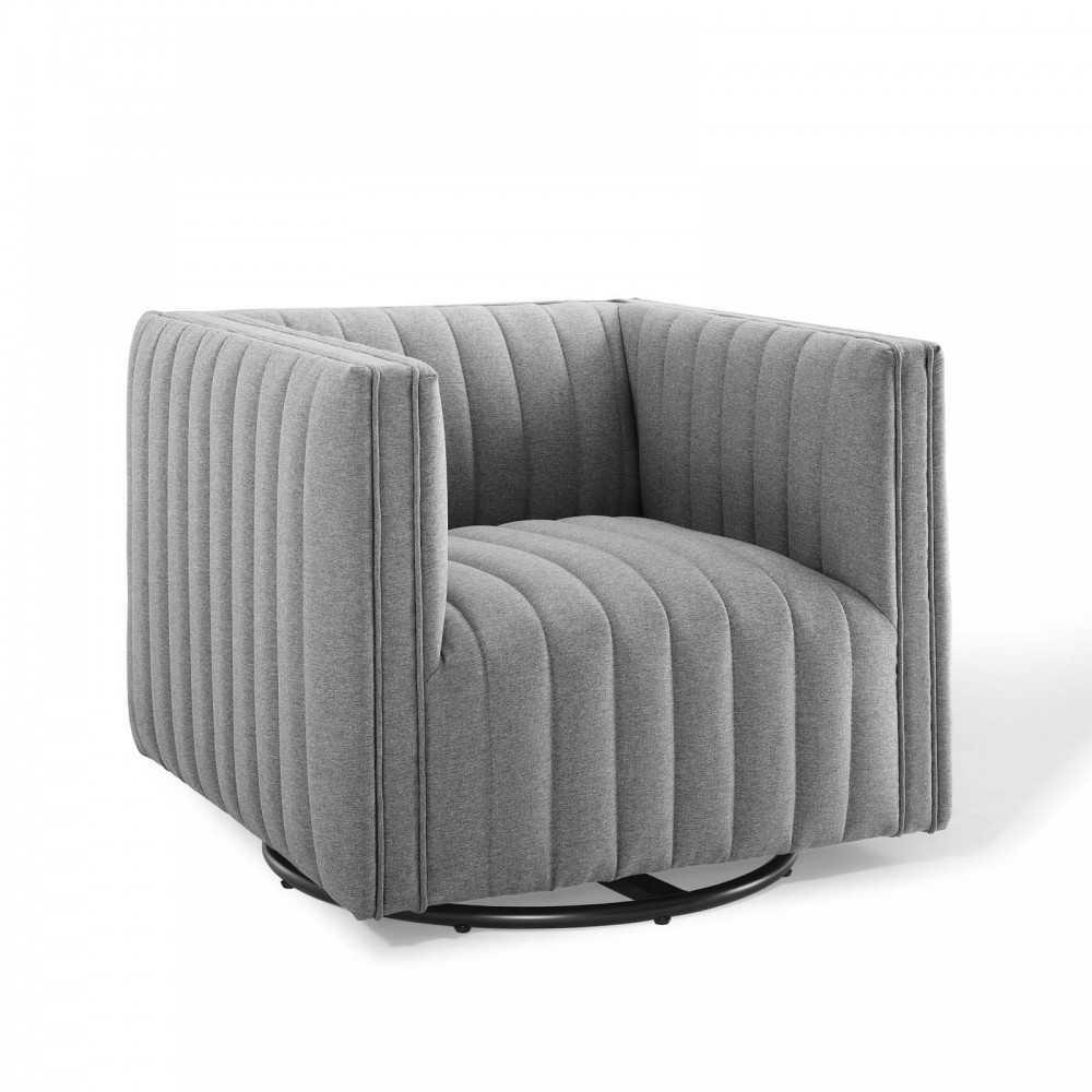 Conjure Tufted Swivel Upholstered Armchair Conjure Tufted Swivel Upholstered Armchair