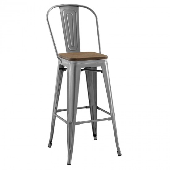 Promenade Bar Stool Metal Set of 4