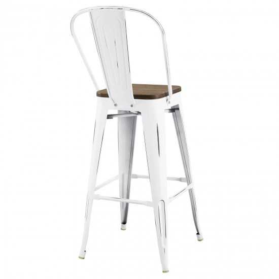 Promenade Bar Stool Metal Set of 4