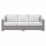 Conway Sunbrella® Outdoor Patio Wicker Rattan Sofa