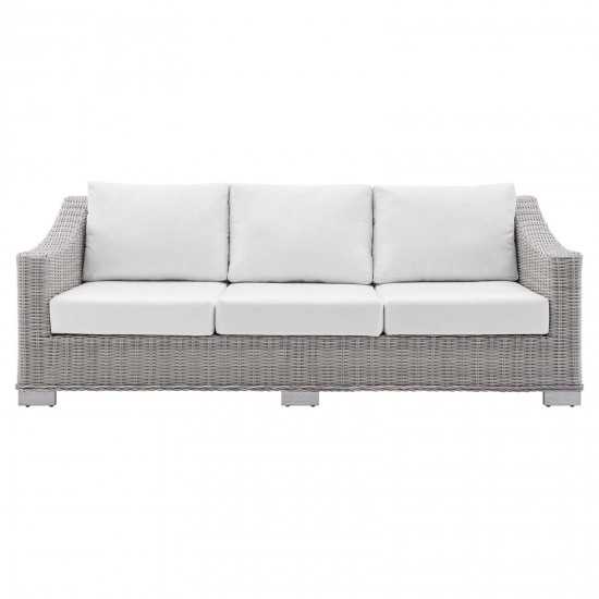 Conway Sunbrella® Outdoor Patio Wicker Rattan Sofa