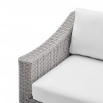 Conway Sunbrella® Outdoor Patio Wicker Rattan Left-Arm Chair