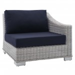 Conway Sunbrella® Outdoor Patio Wicker Rattan Right-Arm Chair