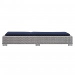 Conway Sunbrella® Outdoor Patio Wicker Rattan Chaise Lounge