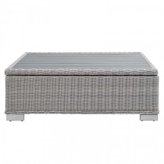 Conway 45" Outdoor Patio Wicker Rattan Coffee Table