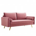 Revive Performance Velvet Sofa