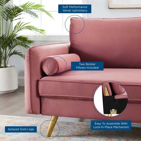 Revive Performance Velvet Sofa