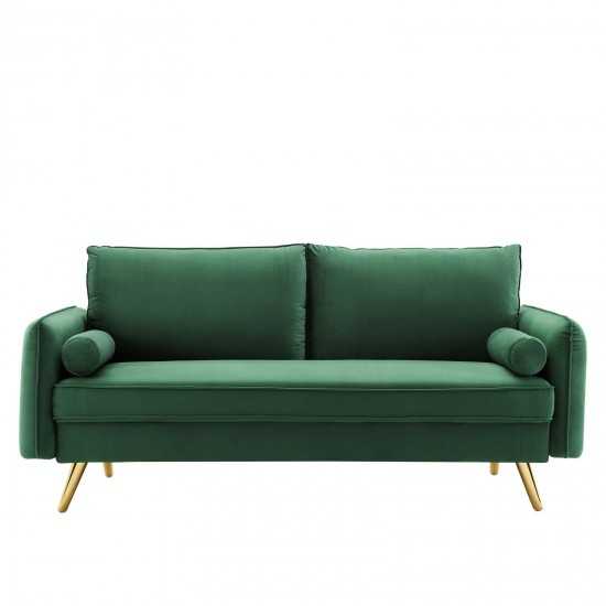 Revive Performance Velvet Sofa