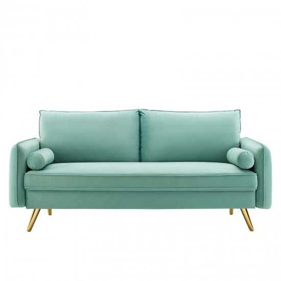 Revive Performance Velvet Sofa