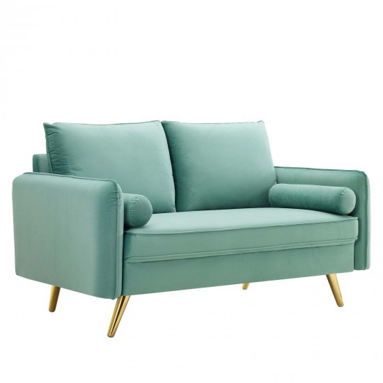 Revive Performance Velvet Loveseat