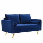 Revive Performance Velvet Loveseat