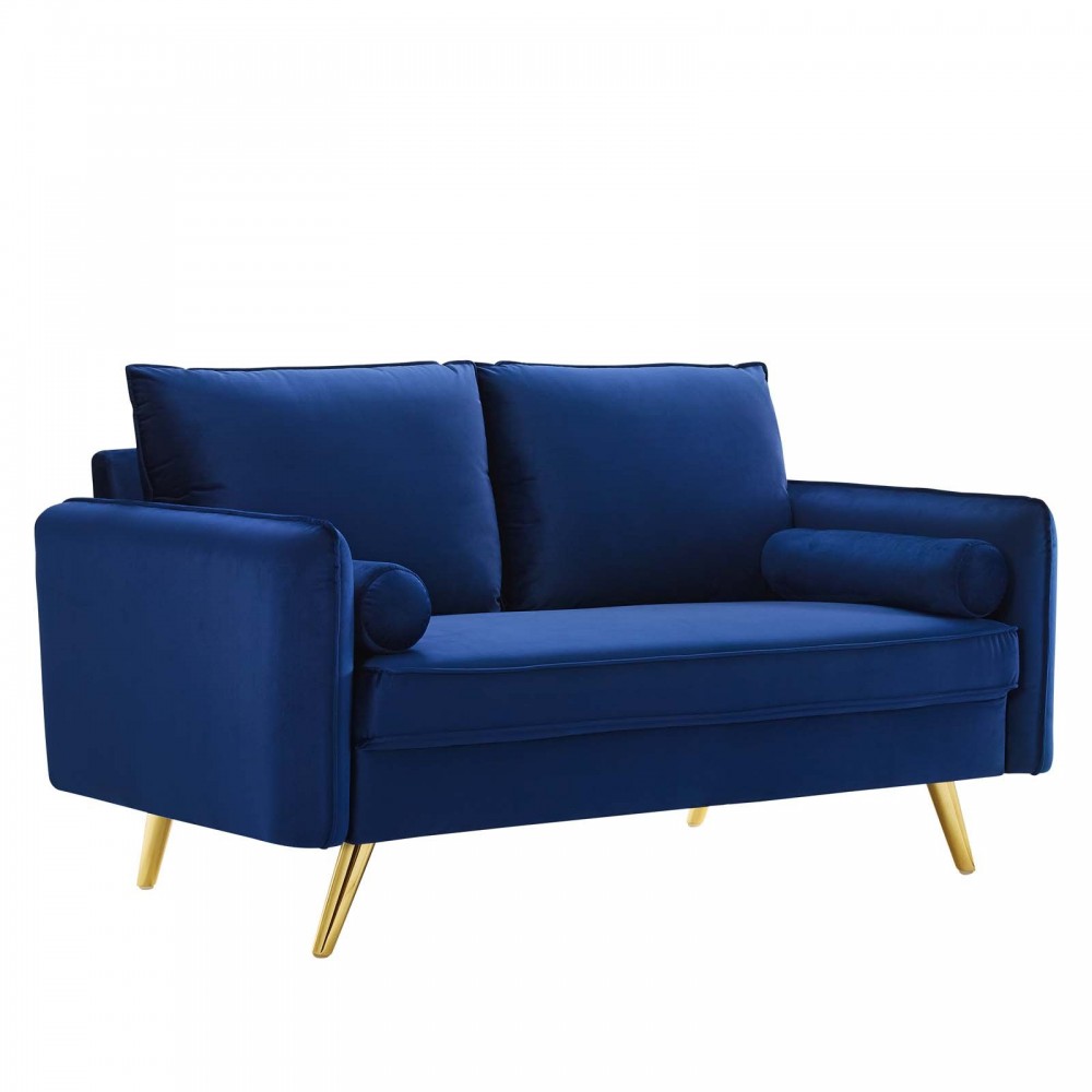 Revive Performance Velvet Loveseat