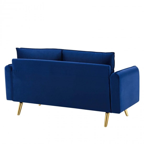 Revive Performance Velvet Loveseat