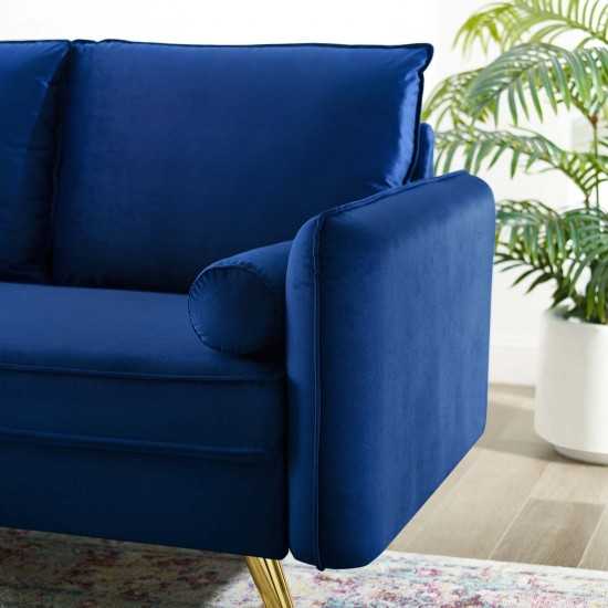 Revive Performance Velvet Loveseat