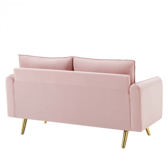 Revive Performance Velvet Loveseat