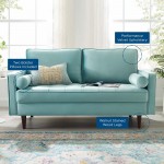 Valour Performance Velvet Loveseat