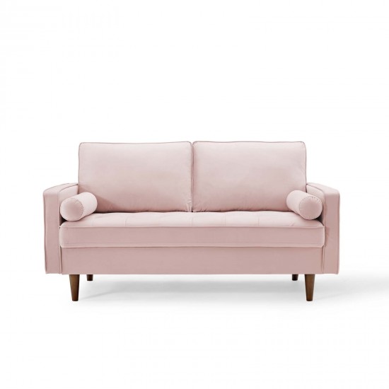 Valour Performance Velvet Loveseat