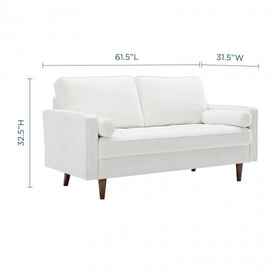 Valour Performance Velvet Loveseat