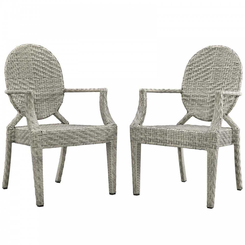 Casper Outdoor Patio Dining Armchair Set of 2 Casper Outdoor Patio Dining Armchair Set of 2